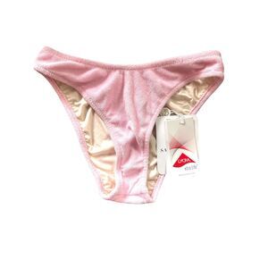 SANDSHAPED Terry Bikini Bottom Light Pink Small‎ NEW NWT